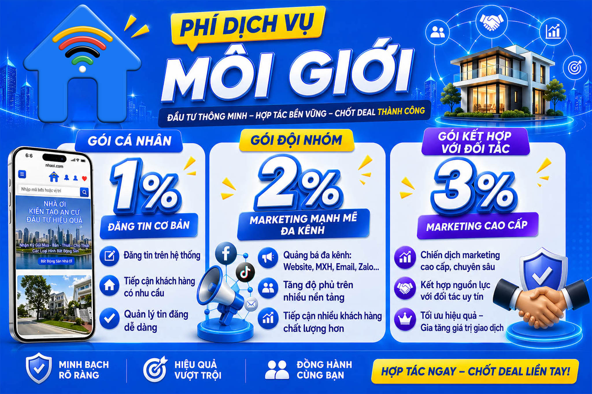 Phí Môi Giới Nhà Ơi